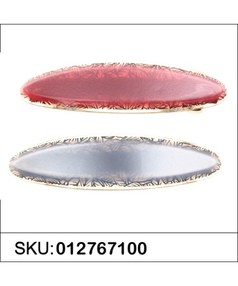 Oval Barrette ( Set of 2)