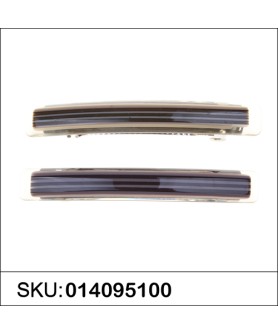 Stripe Long & Skinny Barrette  2-Pack