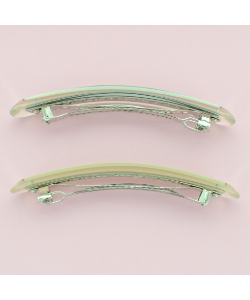 Stripe Long & Skinny Barrette  2-Pack