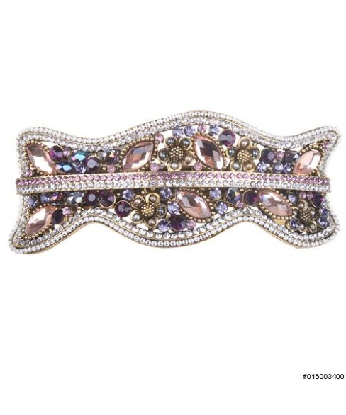 Vintage Style Crystal Beaded-Embellished Barrette