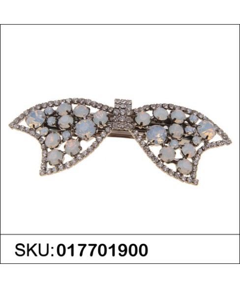 Crystal Bow Barrette