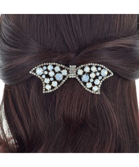 Crystal Bow Barrette