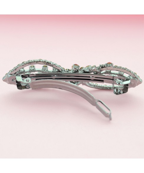 Crystal Bow Barrette (Cilp Paris)