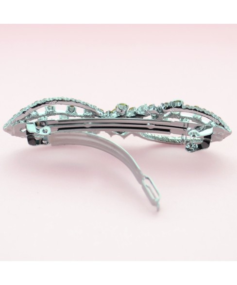 Crystal Bow Barrette (Cilp Paris)