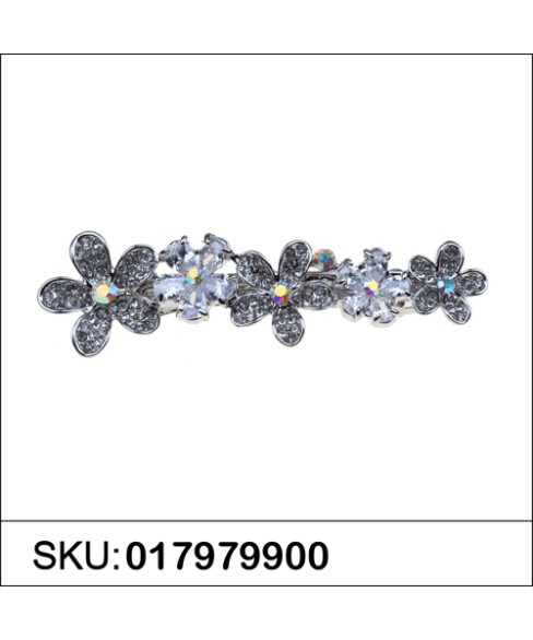 Cubiczirconia Flowers Barrette (Clip Paris)