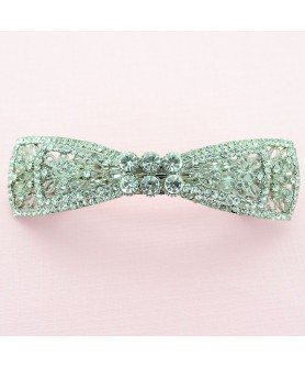 Austria Crystal Bow Barrette (Clip France)