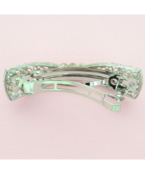 Austria Crystal Bow Barrette (Clip France)