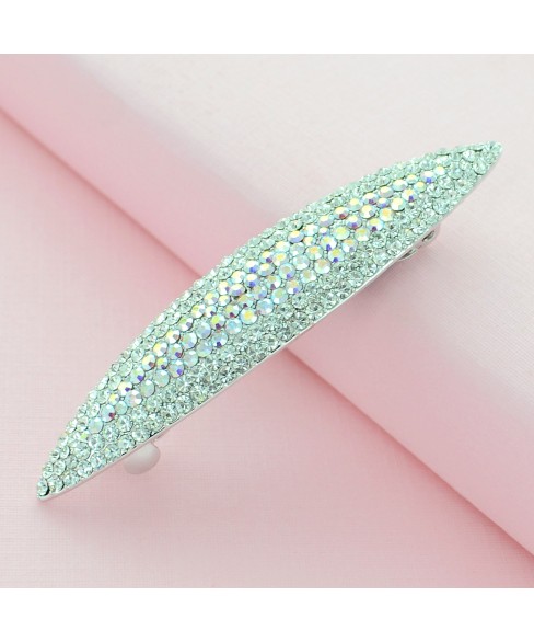 Lavish Austria Crystal Oblong Barrette