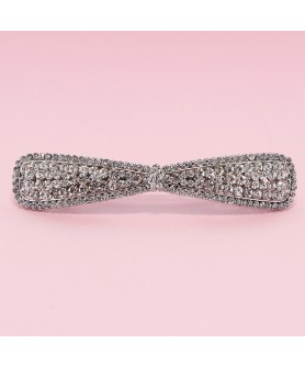 Australian Crystal Long Bow Barrette