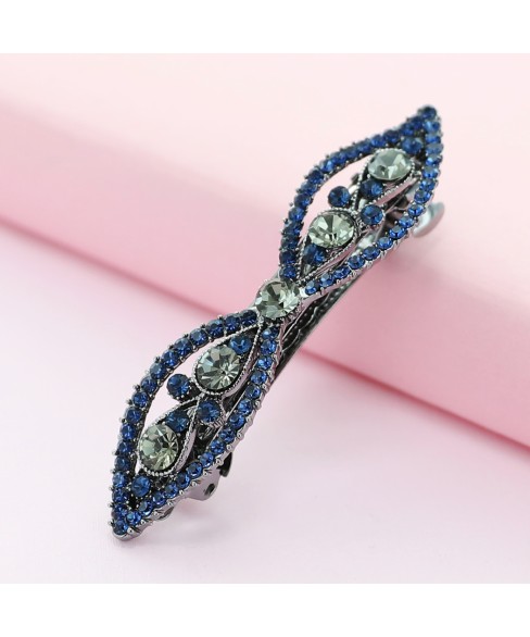 Crystal Rhinestone Barrette/Hair Clip