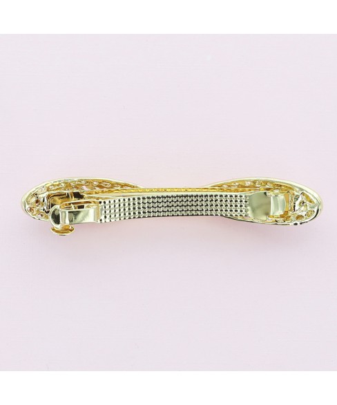 Crystal Rhinestone Bow Barrette/Hair Clip