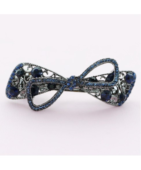 Crystal Rhinestone  Bow Barrette/Hair Clip