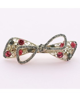 Crystal Rhinestone  Bow Barrette/Hair Clip