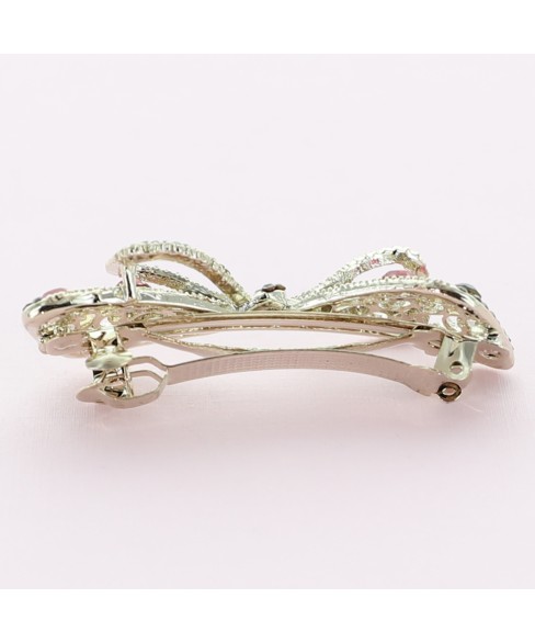 Crystal Rhinestone  Bow Barrette/Hair Clip