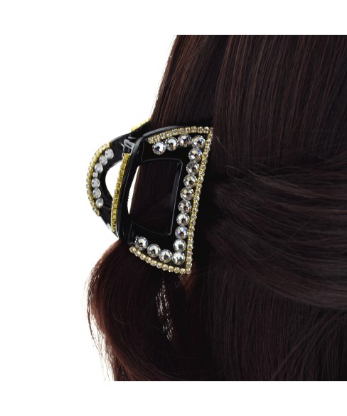 Swarovski Crystal Cutout Hair Jaw