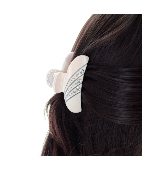 Lightweight Swarovski Crystal Hair Jaw