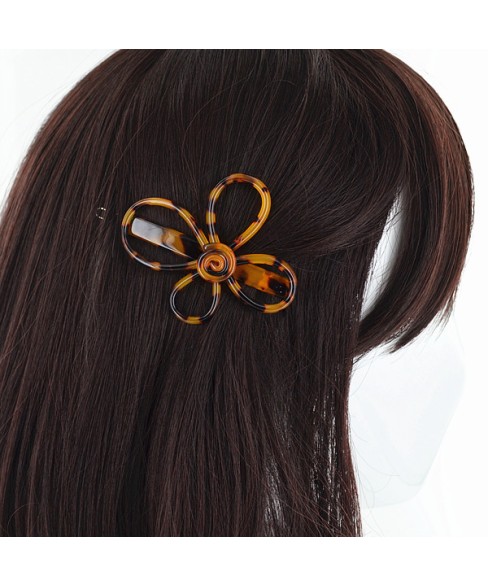 Acrylic Tortoiseshell Barrette