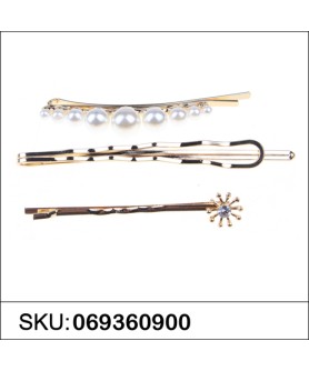 Hairpins White