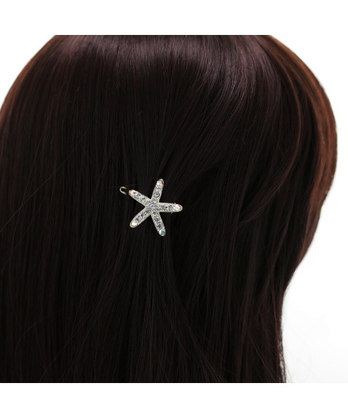 Swarovski Crystal Star Mini Barrette