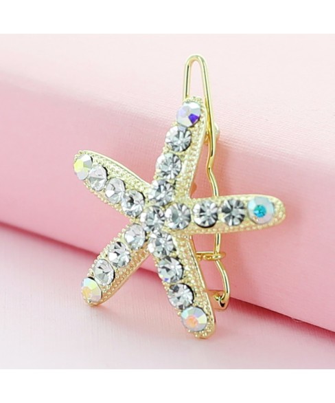 Swarovski Crystal Star Mini Barrette