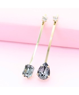 Rhinestone 2-Pack Bobby Pins/Hair Clips