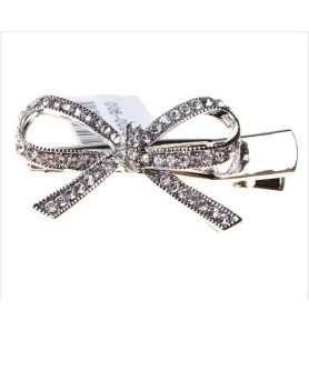 Crystal Rhinestone  Bow Pinch Cilp