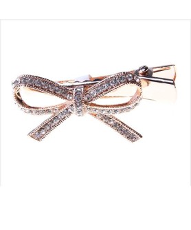 Crystal Rhinestone  Bow Pinch Cilp