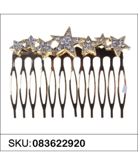 Crystal Star Hair Comb