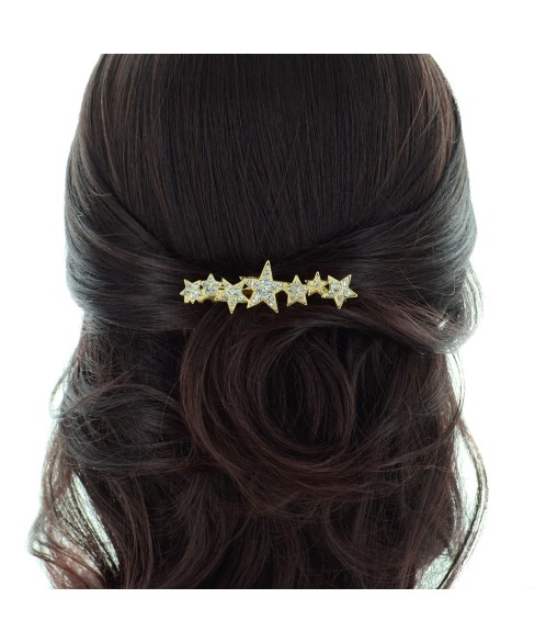 Crystal Star Hair Comb