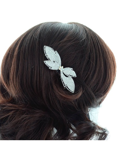 Crystal Bow Hair Comb