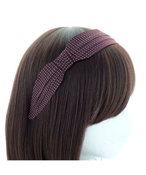 Polka Dot Bow Headband