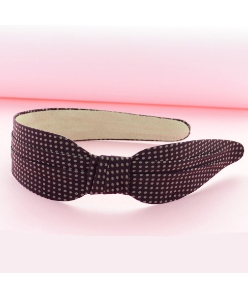 Polka Dot Bow Headband