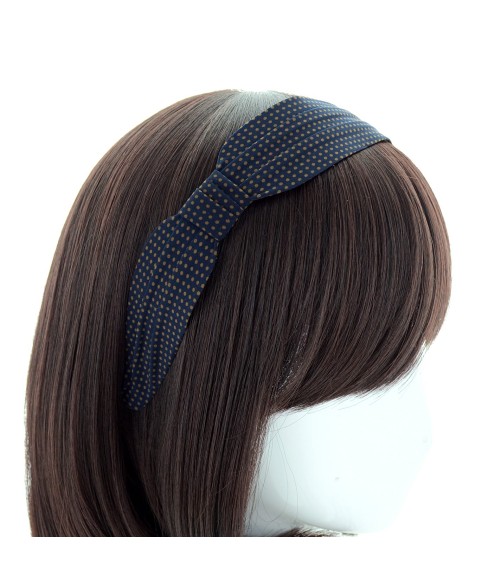 Polka Dot Bow Headband