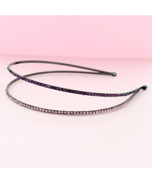 Skinny Crystal Double-strand Headband