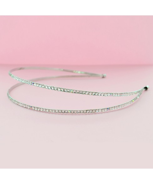 Skinny Crystal Double-strand Headband