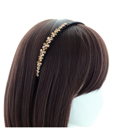 Australian Crystal Non-slip Soft Teeth Headband