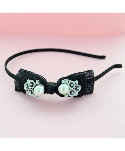 Crystal Deco Bow Headband