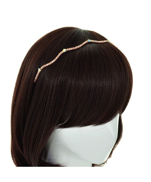 Skinny Wave Crystal Star Headband