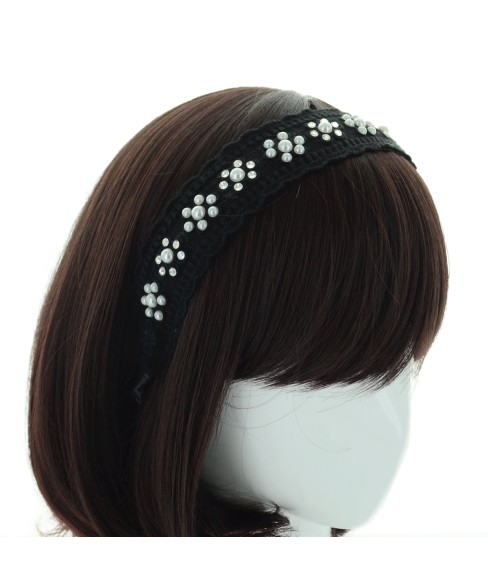 Crystal Deco Lace Headband