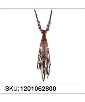 Crystal Tassel Necklace