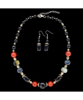 Mix Quartz Stones Necklace Set