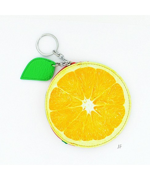 Fruit Collection Orange Change Purse