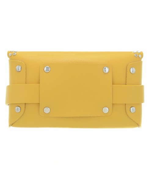 Studded Faux Leather Belt Bag