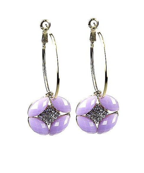 Earrings Purple 4200201400