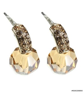 Earrings Brown