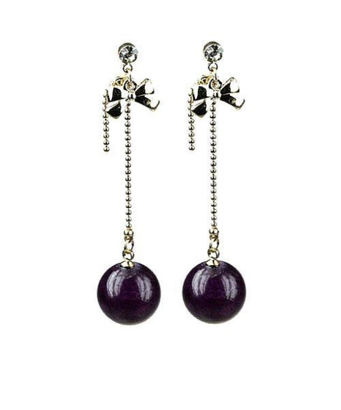 Earrings Purple 4200230400