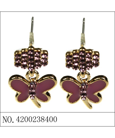 Earrings Purple