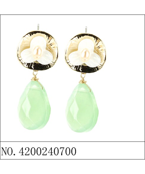 Earrings Green