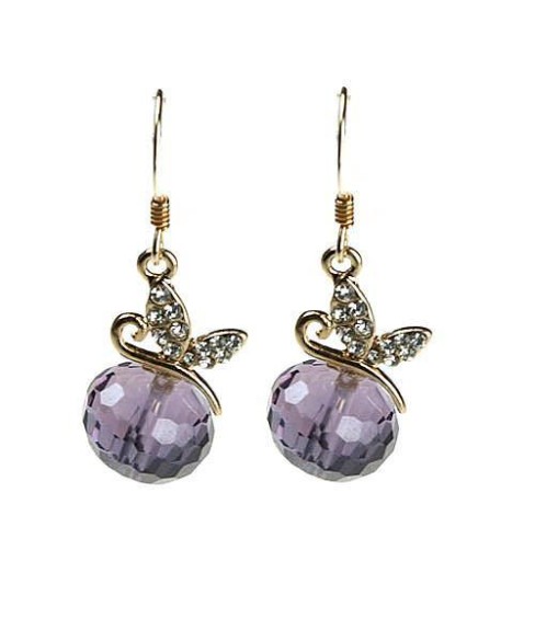 Earrings Purple 4200290400