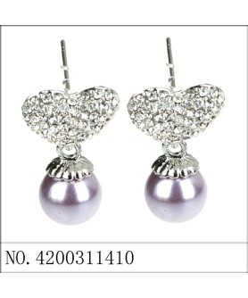 Earrings Purple